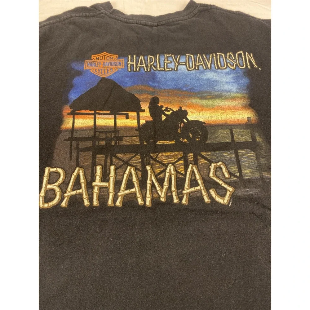 Harley Davidson Bahamas Tshirt 2Sided Print‎ SZ XL